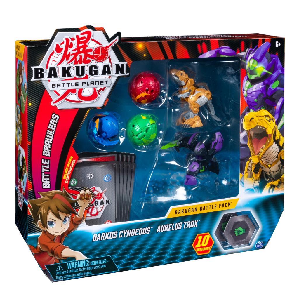 Spin master большой игровой набор bakugan даркус циндеус и аврелиус трокс /  разноцветный купить в Махачкале