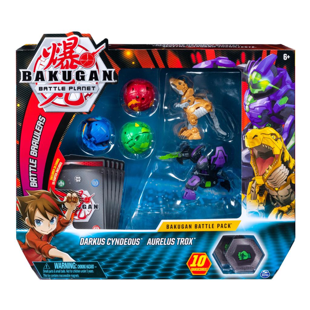 Spin master большой игровой набор bakugan даркус циндеус и аврелиус трокс /  разноцветный купить в Махачкале