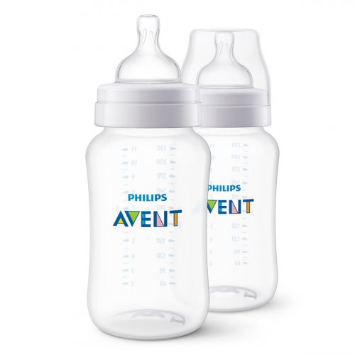 AVENT Бутылочка для кормления Anti-Colic 330мл 2 штуки с 3 месяцев