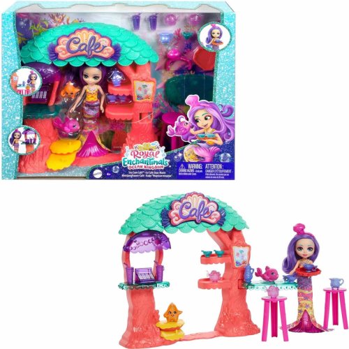 Enchantimals Набор игровой Кафе Морская пещера (кукла и питомцы)