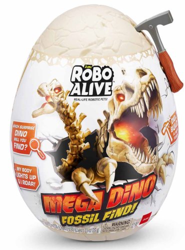 Zuru Игровой набор сюрприз Smashers Robo Alive Mega Dino Fossil Find Яйцо