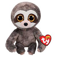 TY Мягкая игрушка Beanie Boo's Ленивец Dangler / цвет серый					