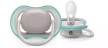 Philips Avent Пустышка ultra air / цвет серый (18 мес+)