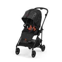 Cybex Коляска прогулочная Melio Street с дождевиком / цвет Real Black					