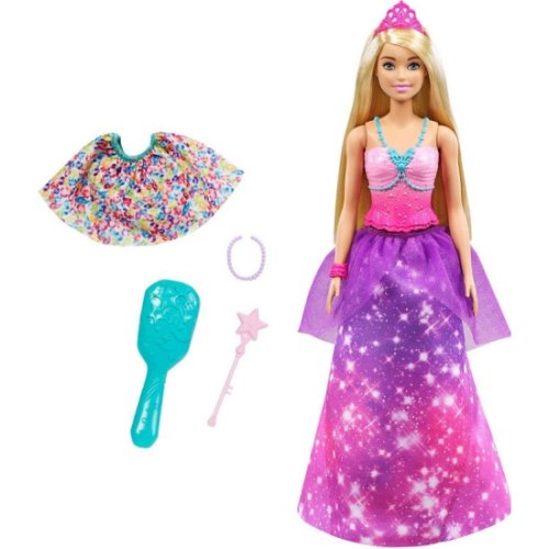 Mattel Кукла Barbie 2в1 Принцесса Dreamtopia